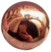 Полый шар из меди ø 100мм. (517618) сертификат - сфера арт-объект 100 мм. пустотелая  в Вышнем Волочке