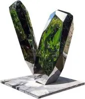 Камни полированная сталь арт-объект (517631) поставка  в Вышнем Волочке