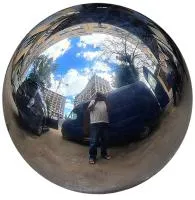 Шар ø 1150 мм. полый полированный (517595) монтаж - сфера арт-объект пустотелая  в Вышнем Волочке