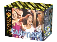Батарея салютов Кайф-пати ОС6405 купить от производителя Огненный Цветок — Вышний Волочёк