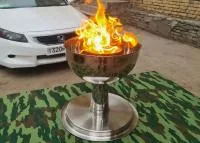 Чаша торжественного огня афины (51756458) производство для ø 360 мм. ветроустойчивая в Вышнем Волочке